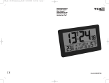TFA Radio-controlled wall clock with room climate Benutzerhandbuch