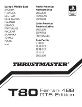 Thrustmaster T80 Ferrari 488 GTB Edition Volant Racing Benutzerhandbuch