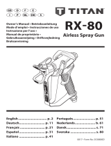 Titan RX-80 Airless Spray Gun Bedienungsanleitung