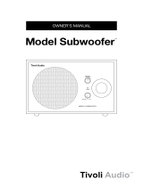Tivoli Audio Model Subwoofer Bedienungsanleitung