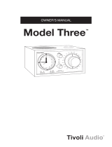 Tivoli Audio Model Three Benutzerhandbuch