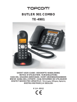 Topcom BUTLER 901 COMBO TE-4901 Bedienungsanleitung