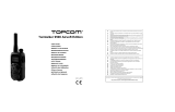 Topcom Twintalker 9500 Airsoft Edition Bedienungsanleitung