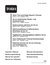 Toro 32cm Trim and Edge Electric Trimmer Benutzerhandbuch
