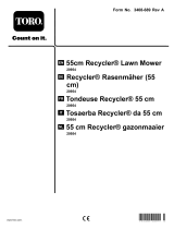 Toro 55cm Recycler Lawn Mower Benutzerhandbuch