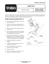 Toro Light Kit Installationsanleitung