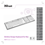 Trust Slimline Aluminium Keyboard for Mac IT Benutzerhandbuch