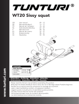 Tunturi WT20 Sissy squat Bedienungsanleitung