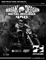 VENOM  Atomik VMX 450 and Metal Mulisha Brian Deegan MM 450 RC Motorcycle Bedienungsanleitung