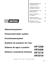 Vetus Pressurized water system type HF Installationsanleitung