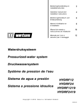 Vetus Pressurized water system type HYDRF Installationsanleitung