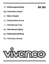 Vivanco MX 660 Benutzerhandbuch