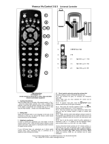 Vivanco Universal 3in1 remote control Bedienungsanleitung