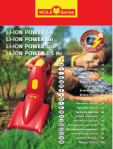 Wolf Garten Li-Ion Power BS 80 Benutzerhandbuch