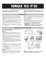 Yamaha NS-P30 Benutzerhandbuch