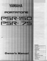 Yamaha PortaTone PSR-150 Bedienungsanleitung