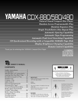 Yamaha CDX-480 Benutzerhandbuch