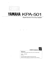 Yamaha 501 Bedienungsanleitung
