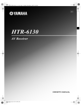 Yamaha HTR-6130BL - 500 Watt Home Theater Receiver Bedienungsanleitung