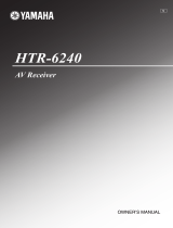 Yamaha 6240 - HTR AV Receiver Bedienungsanleitung