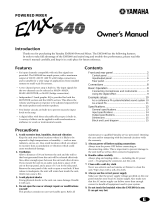 Yamaha EMX 640 Bedienungsanleitung