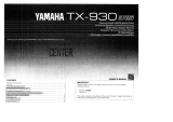 Yamaha TX-930 Bedienungsanleitung