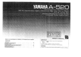 Yamaha A-520 Bedienungsanleitung