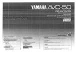 Yamaha AVC-50RS Bedienungsanleitung