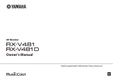 Yamaha RX-V481D Benutzerhandbuch