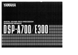 Yamaha DSP-E300 Bedienungsanleitung