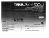 Yamaha AVX-1 Bedienungsanleitung