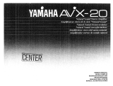 Yamaha AVX-20 Bedienungsanleitung