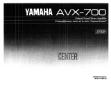Yamaha AVX-700 Bedienungsanleitung