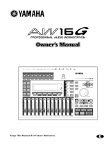 Yamaha AW16G Benutzerhandbuch