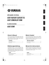 Yamaha AX12 Benutzerhandbuch