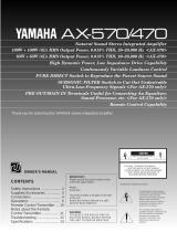 Yamaha AX-470 Benutzerhandbuch