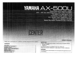 Yamaha AX-500 Bedienungsanleitung
