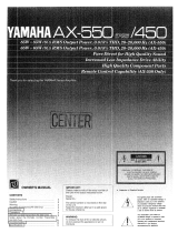 Yamaha AX-550 Bedienungsanleitung