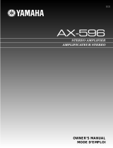 Yamaha AX-596 Benutzerhandbuch