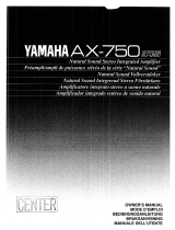 Yamaha AX-750 Bedienungsanleitung