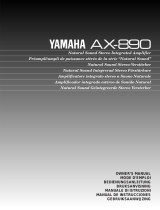 Yamaha AX-890 Benutzerhandbuch