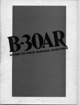 Yamaha B-30AR Bedienungsanleitung