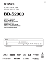 Yamaha BD-S2900 Bedienungsanleitung