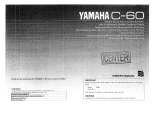 Yamaha C-60 Bedienungsanleitung