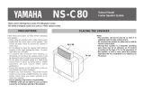 Yamaha NS-C80 Bedienungsanleitung
