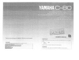 Yamaha C-80 Bedienungsanleitung