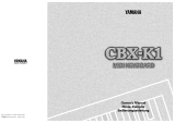 Yamaha CBX-K1 Bedienungsanleitung