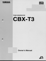 Yamaha CBX-T3 Bedienungsanleitung
