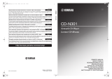 Yamaha CD-N301 Black Benutzerhandbuch