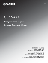 Yamaha CD-S700 Bedienungsanleitung